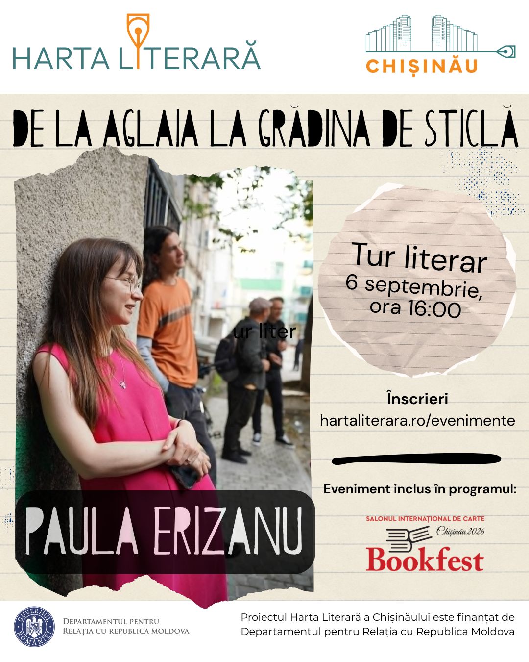 Harta Literară ajunge la Chișinău 1 Harta Literara tur ghidat cu Paula Erizanu la Chisinau