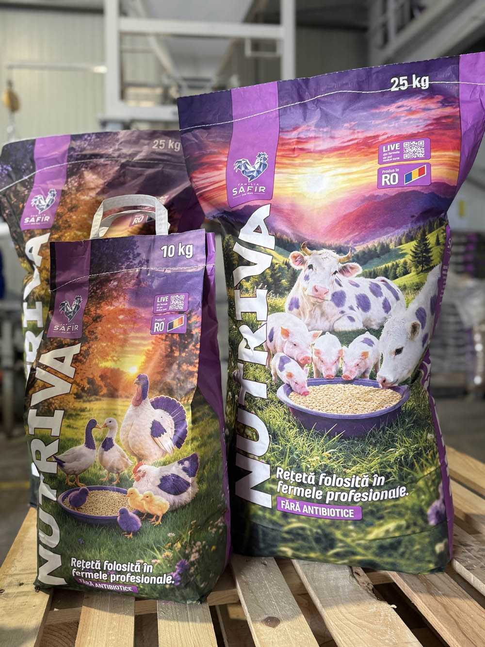 NUTRIVA devine prima fabrică de nutrețuri combinate din România certificată GMP+ 2 Nutriva ambalaje
