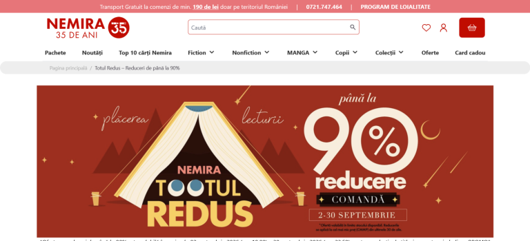 Screenshot 2026 09 14 at 14 48 57 Totul Redus – Reduceri de pana la 90