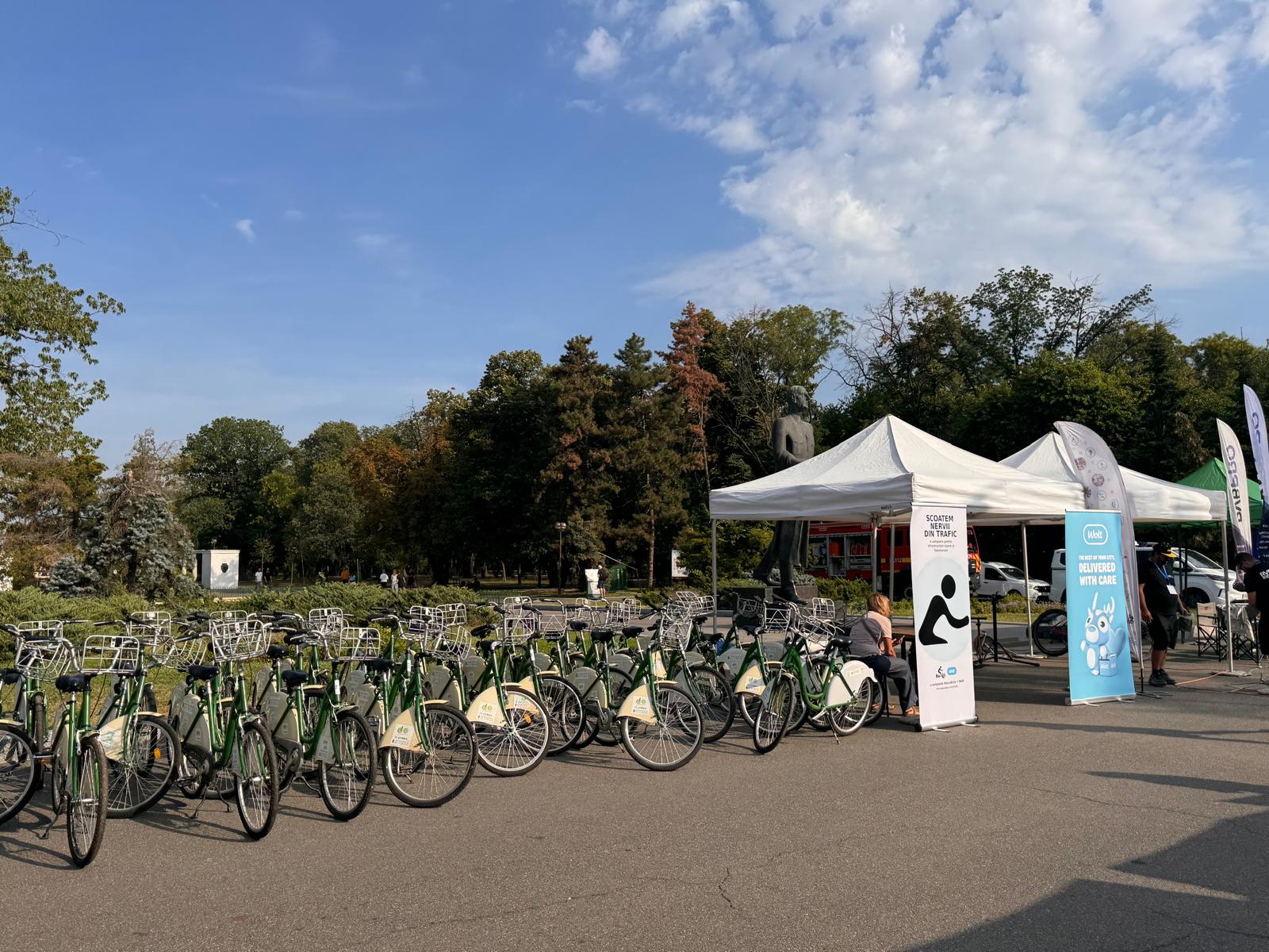 Wolt și HaiCuBicla au oferit verificări gratuite pentru biciclete în cadrul Săptămânii Europene a mobilității 4 Wolt HaicuBicla