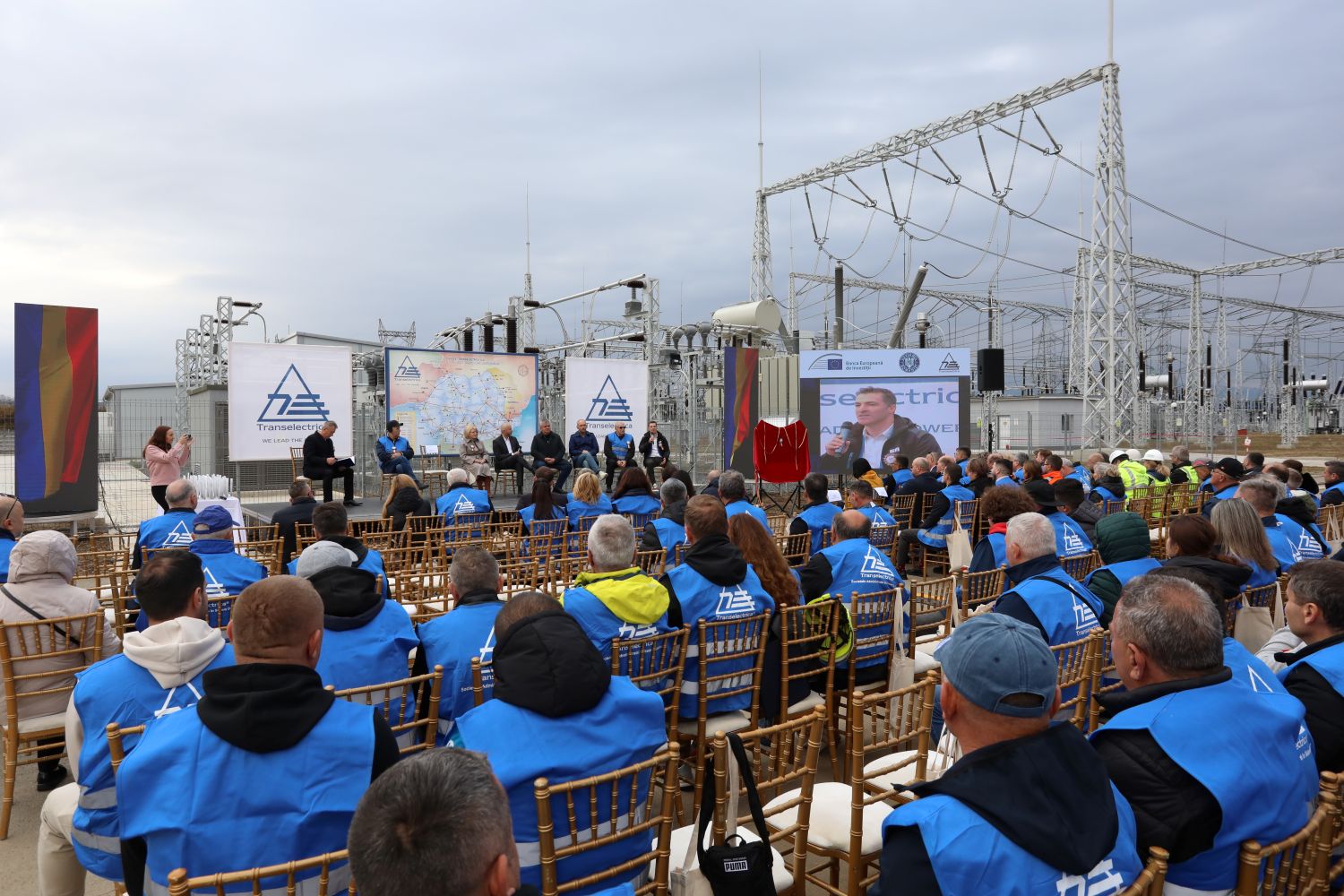 Transelectrica a finalizat instalațiile STATCOM de la stațiile electrice Sibiu Sud și Bradu 6 BV3A5798