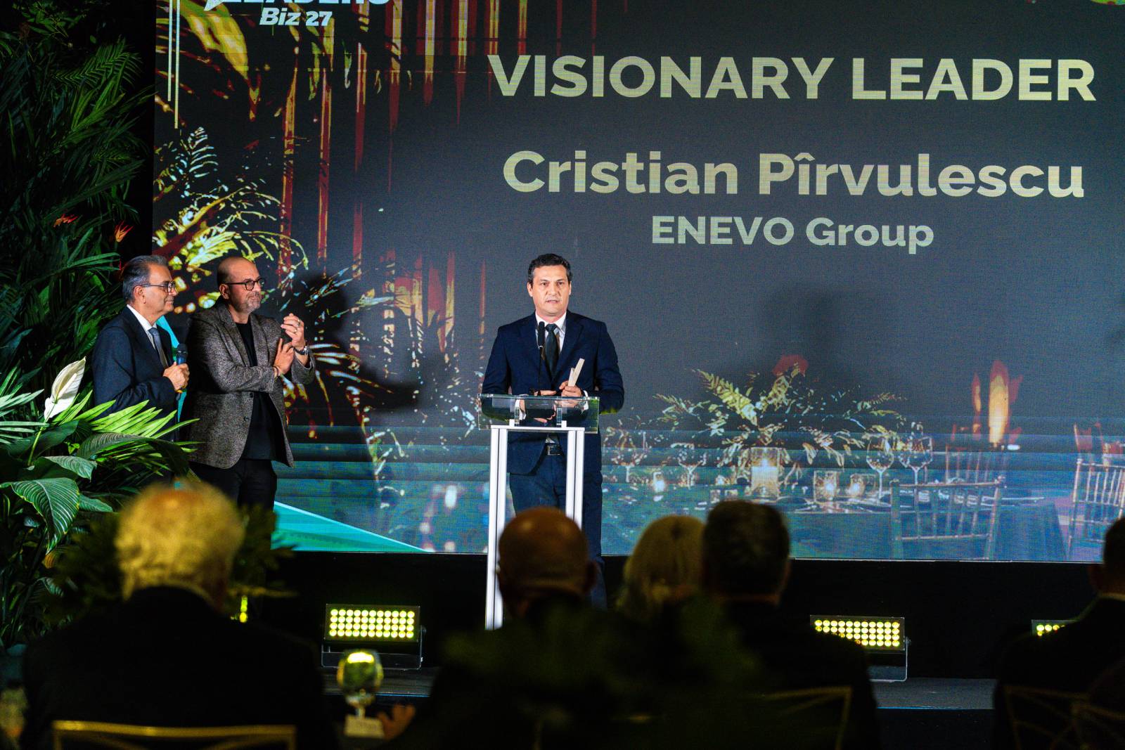 Cristian Pîrvulescu, cofondator și CEO ENEVO Group, premiat cu Visionary Leader Award la Gala Biz 27 13 DSC0610