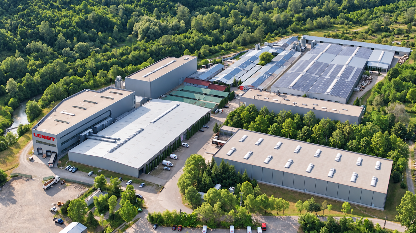 Fabrica Lemet drone view 2026