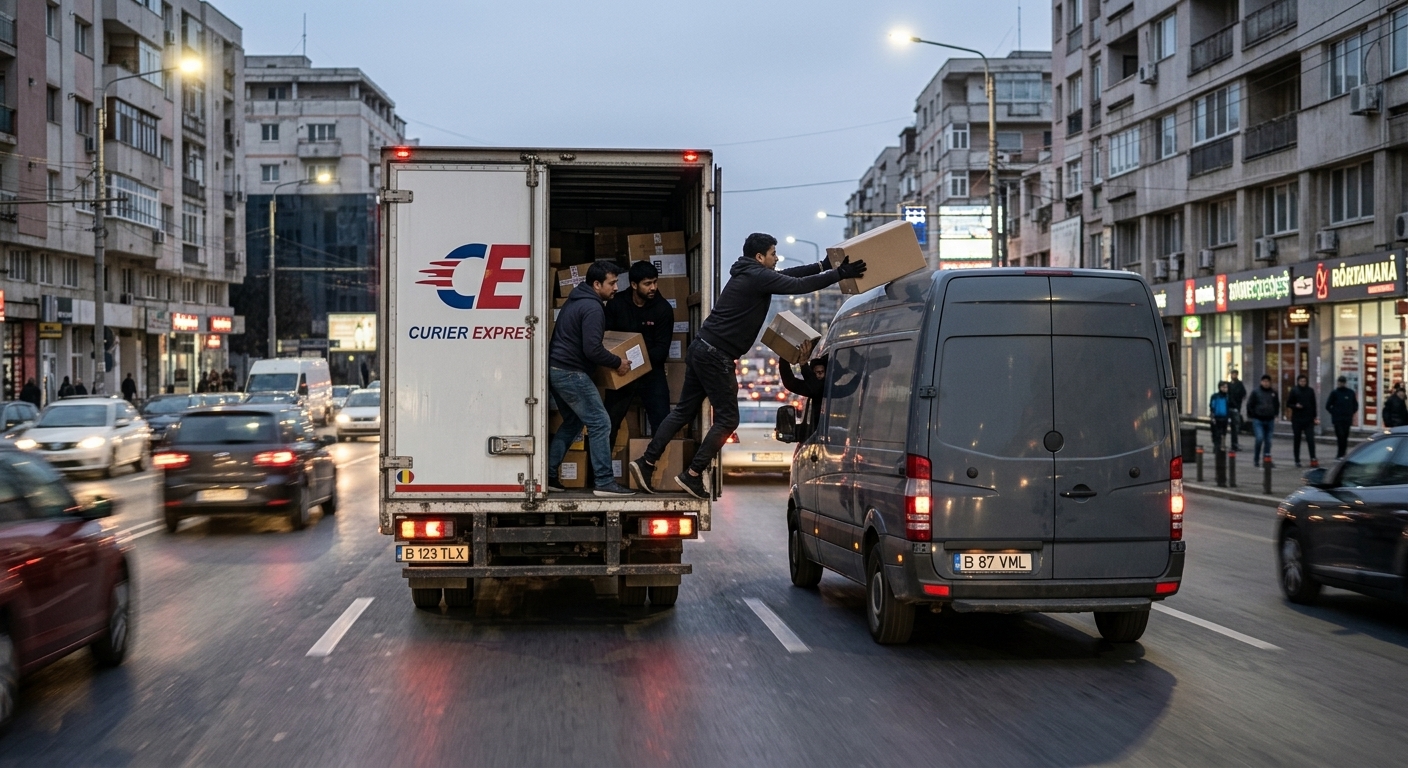 Se fură orice, de la ciocolată la componente auto. Peste 1 mld. euro în mărfuri furate în 18 luni 1 furt camion autostrada hoti