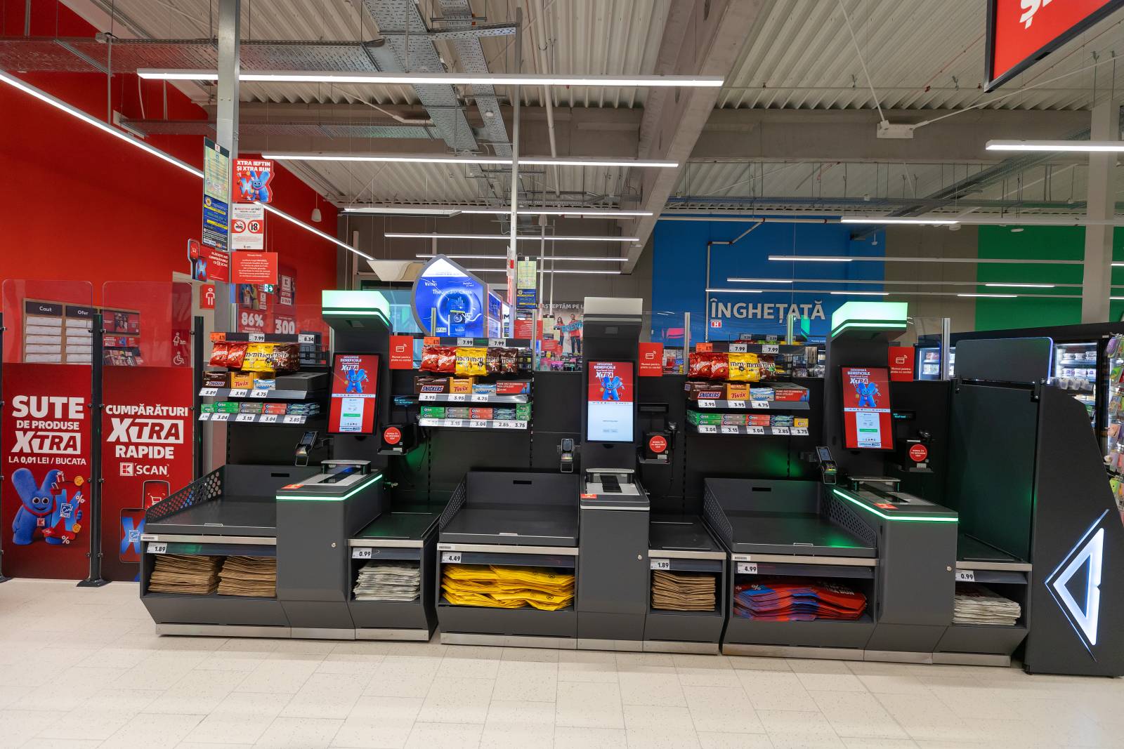 Kaufland Otopeni selfcheckout