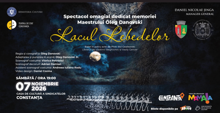 „Lacul lebedelor” revine pe scena Casei de Cultură a Sindicatelor din Constanța, într-un omagiu emoționant adus lui Oleg Danovski 28 Screenshot 2026 10 30 140602