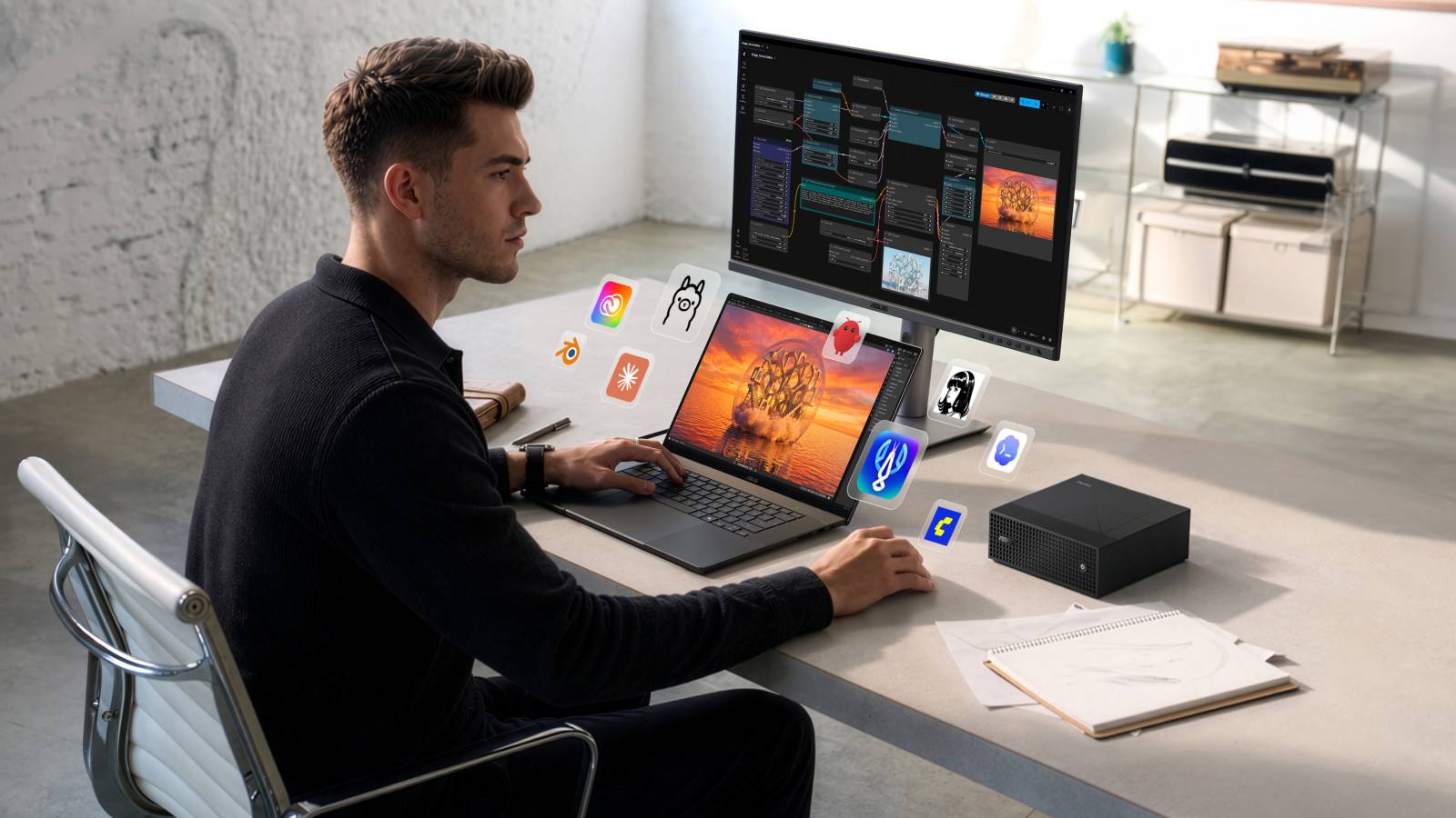 ASUS deschide precomenzile pentru laptopurile ProArt P16 și P14 cu NVIDIA RTX Spark 6